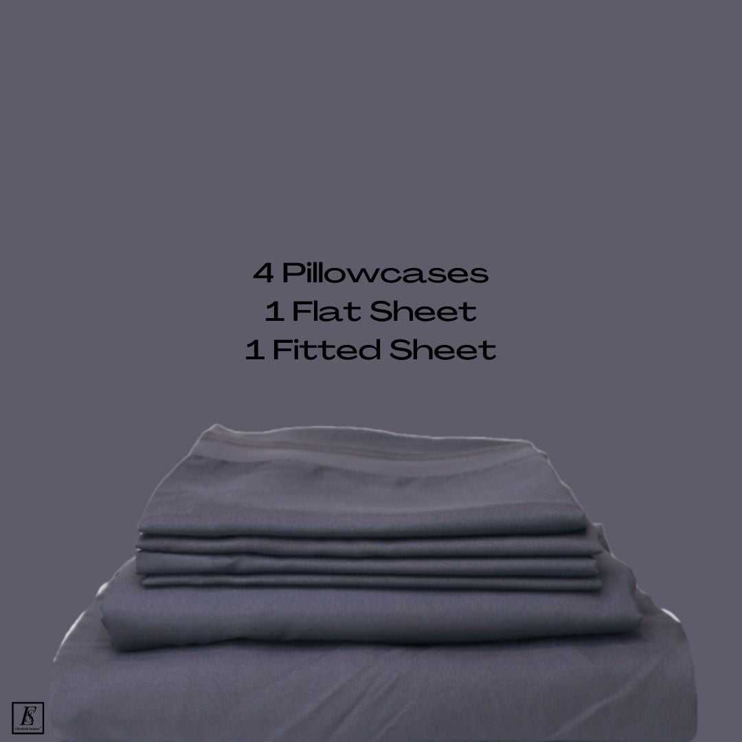 Charcoal Gray Bamboo Bed Sheets Hotel Bed Sheets Elizabeth Samuel