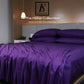 Purple Bamboo 6 piece Bed sheet set Hotel Bed Sheets Elizabeth Samuel