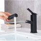 Pull Out Sprayer Bathroom Faucet