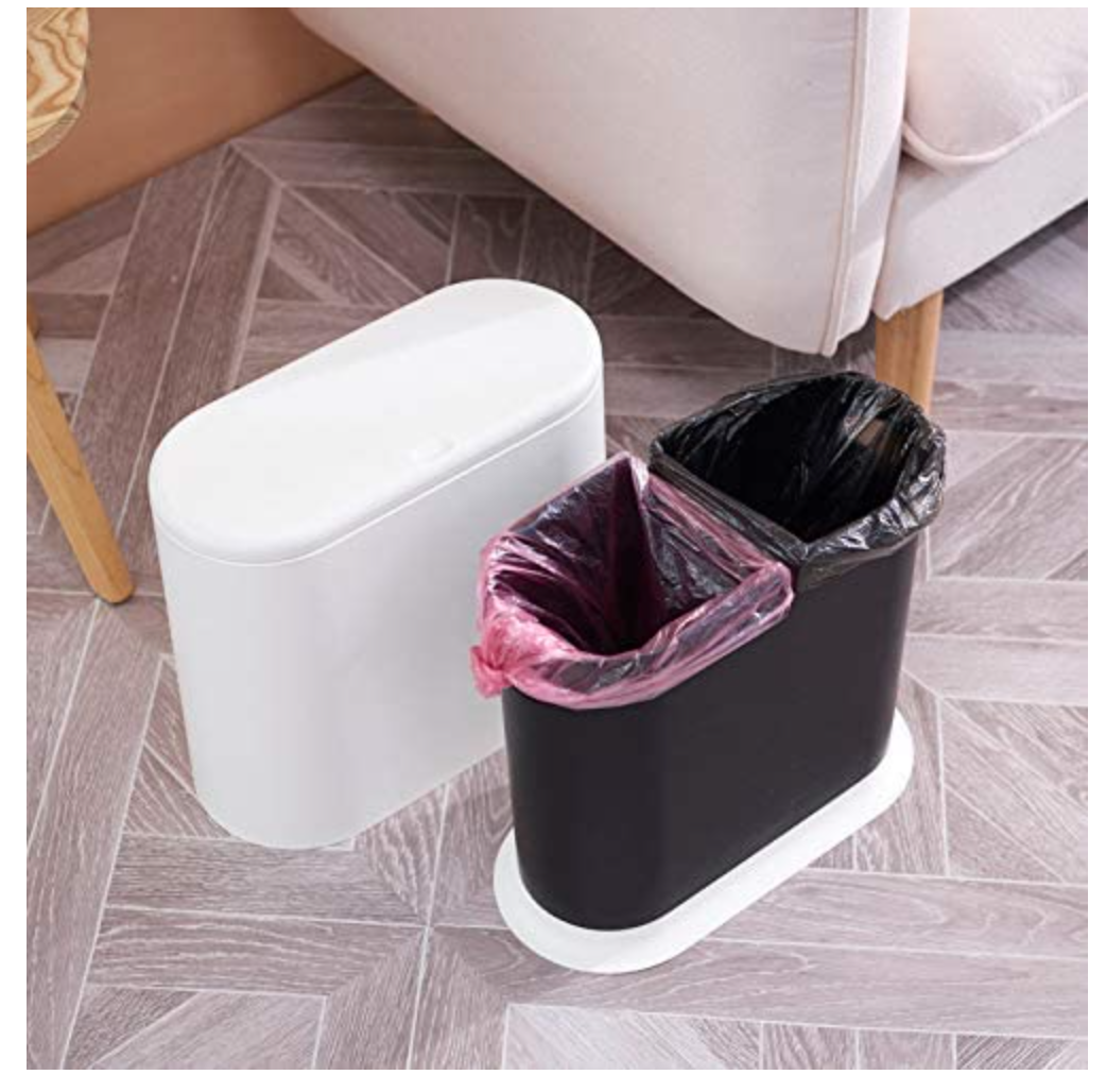 Small Skinny Trash Can 2.4 Gallon