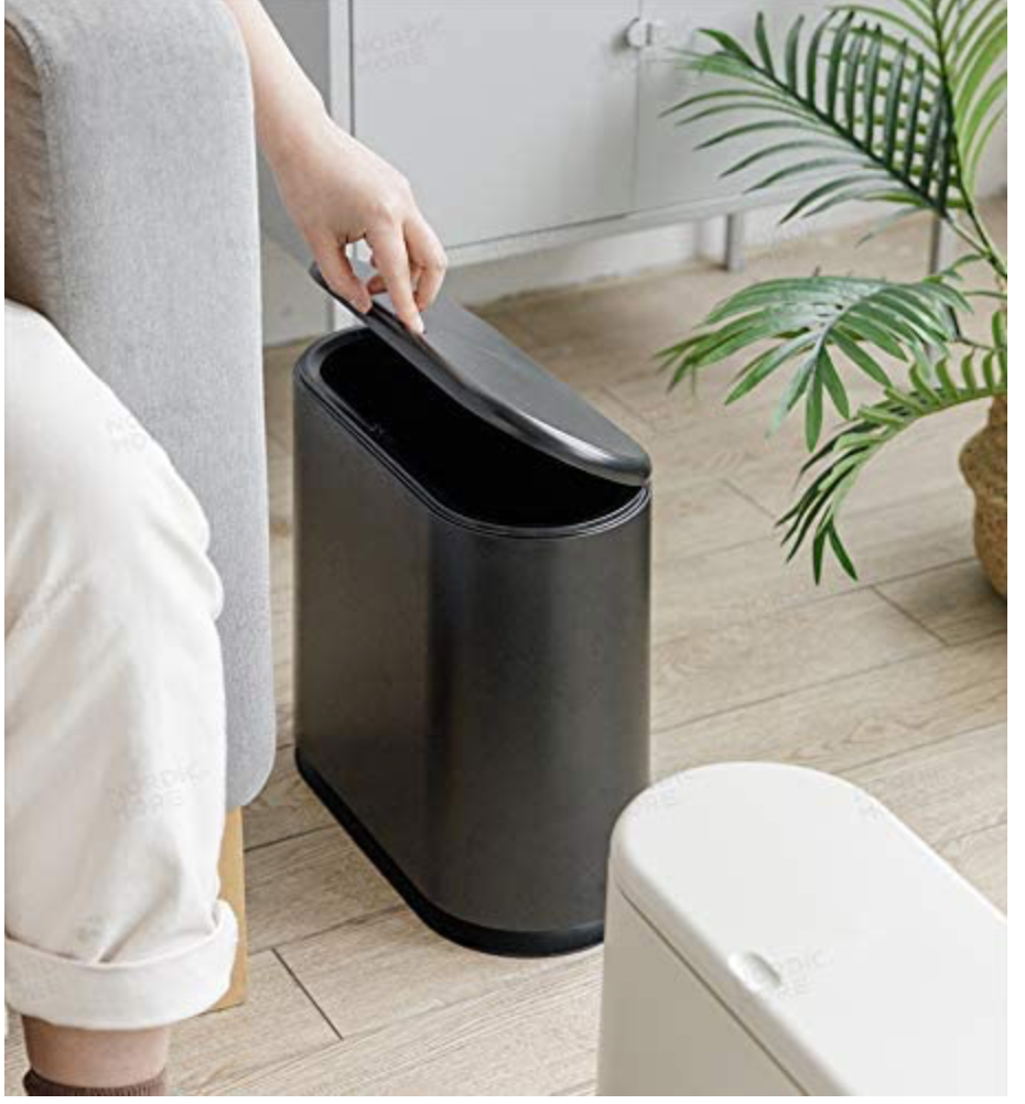 Small Skinny Trash Can 2.4 Gallon