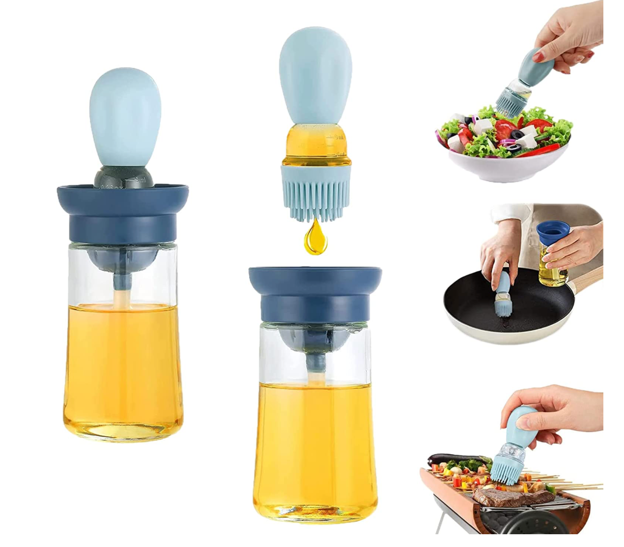 Glass Oil Dispenser Bottle