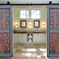 Hand-Carved Wooden Barn Door (Single Door)