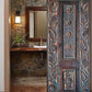 Hand-Carved Wooden Barn Door (Single Door)