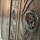 Hand-Carved Wooden Barn Door (Single Door)