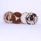 Texas Themed  Cowhide Coasters Plain and Assorted Tones ( Four Piece Set)