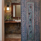 Hand-Carved Wooden Barn Door (Single Door)