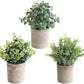 Set of 3 Faux Potted Plants