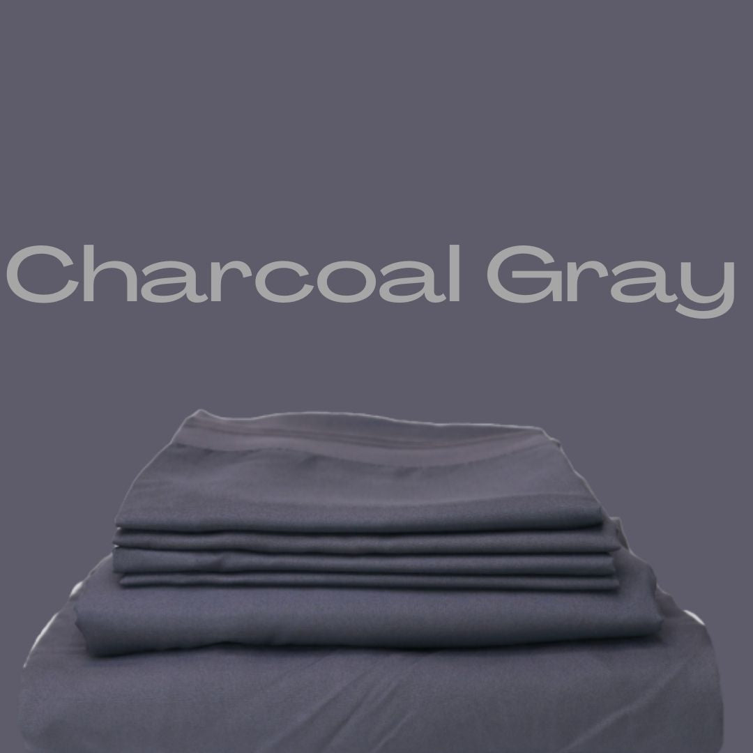 Charcoal Gray | Hotel Collection 6 Piece Bed Sheet Set