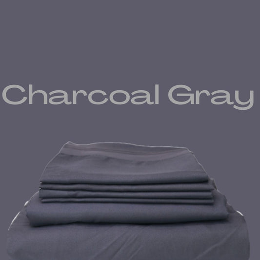 Charcoal Gray | Hotel Collection 6 Piece Bed Sheet Set