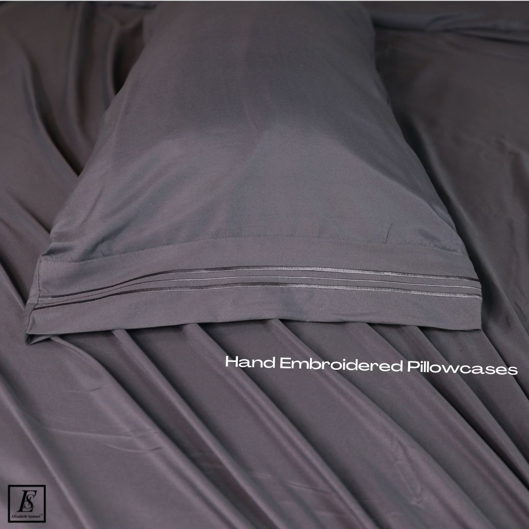 Charcoal Gray Bamboo Bed Sheets Hotel Bed Sheets Elizabeth Samuel