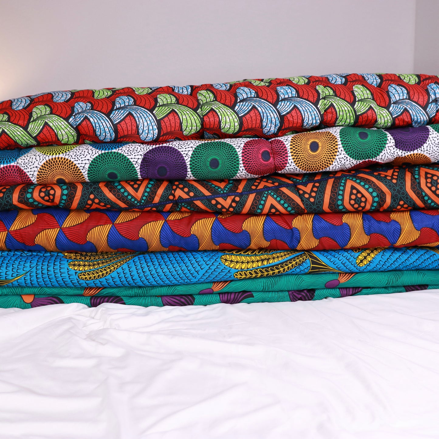 Ghana | Luxury African Print Ankara Goose Down Alternative 100% Cotton Comforter