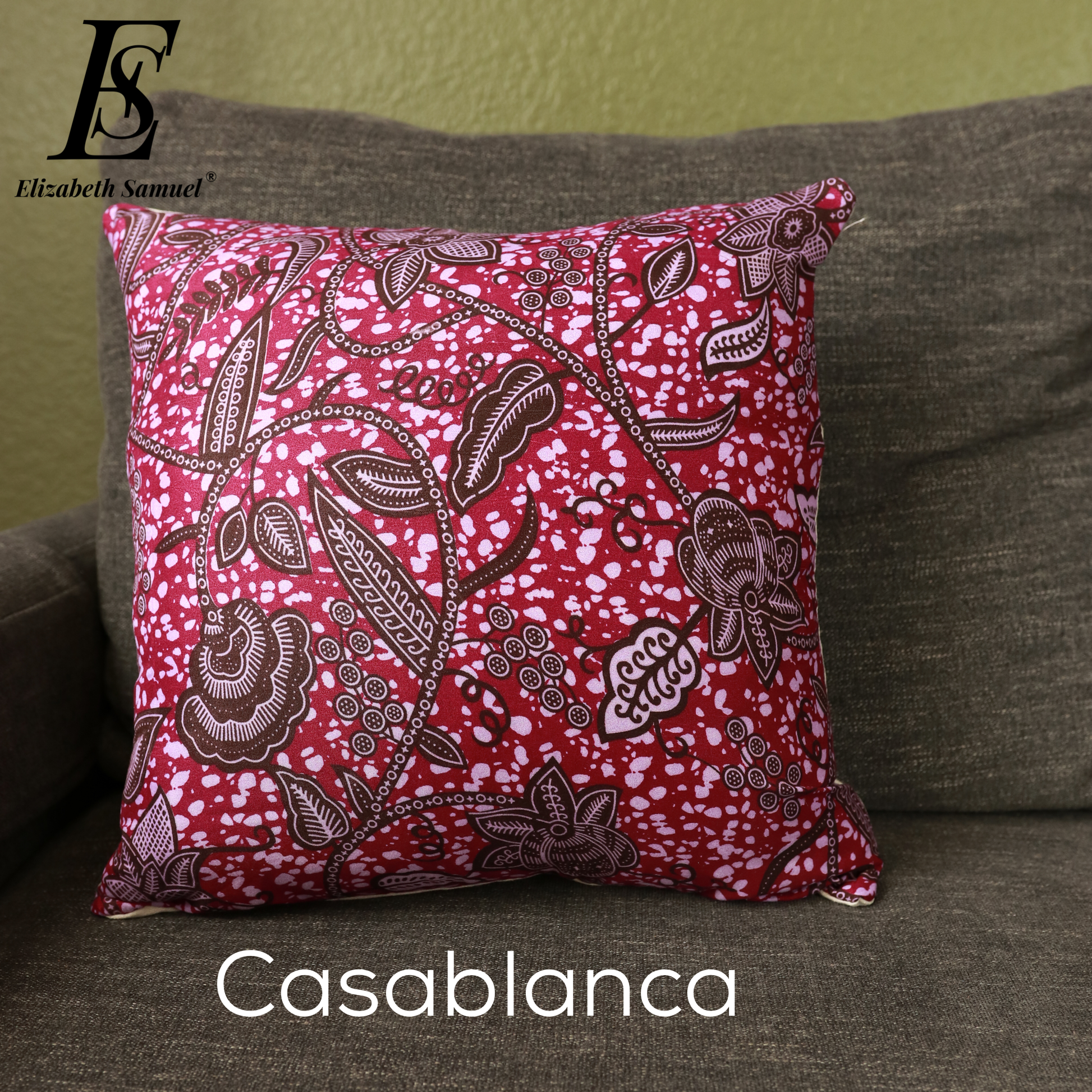 18"x18" African Ankara Print Pillow Covers