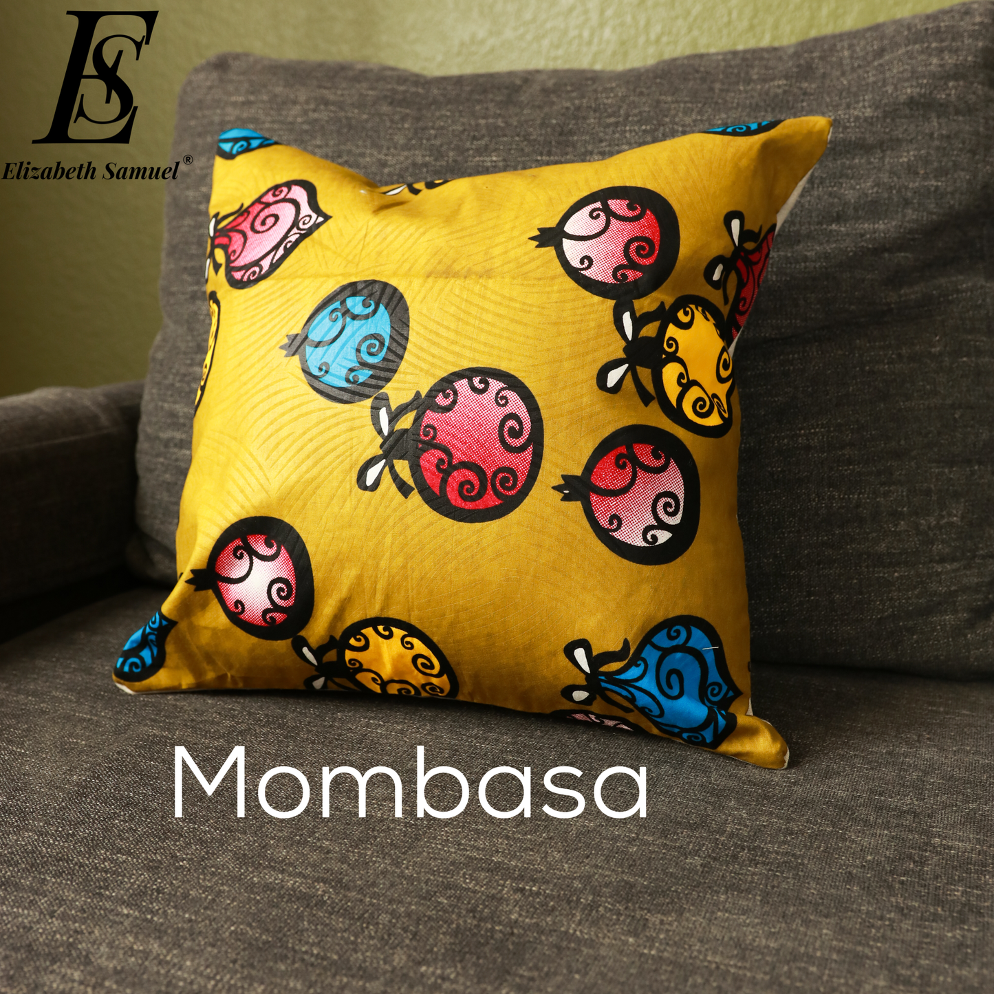 18"x18" African Ankara Print Pillow Covers