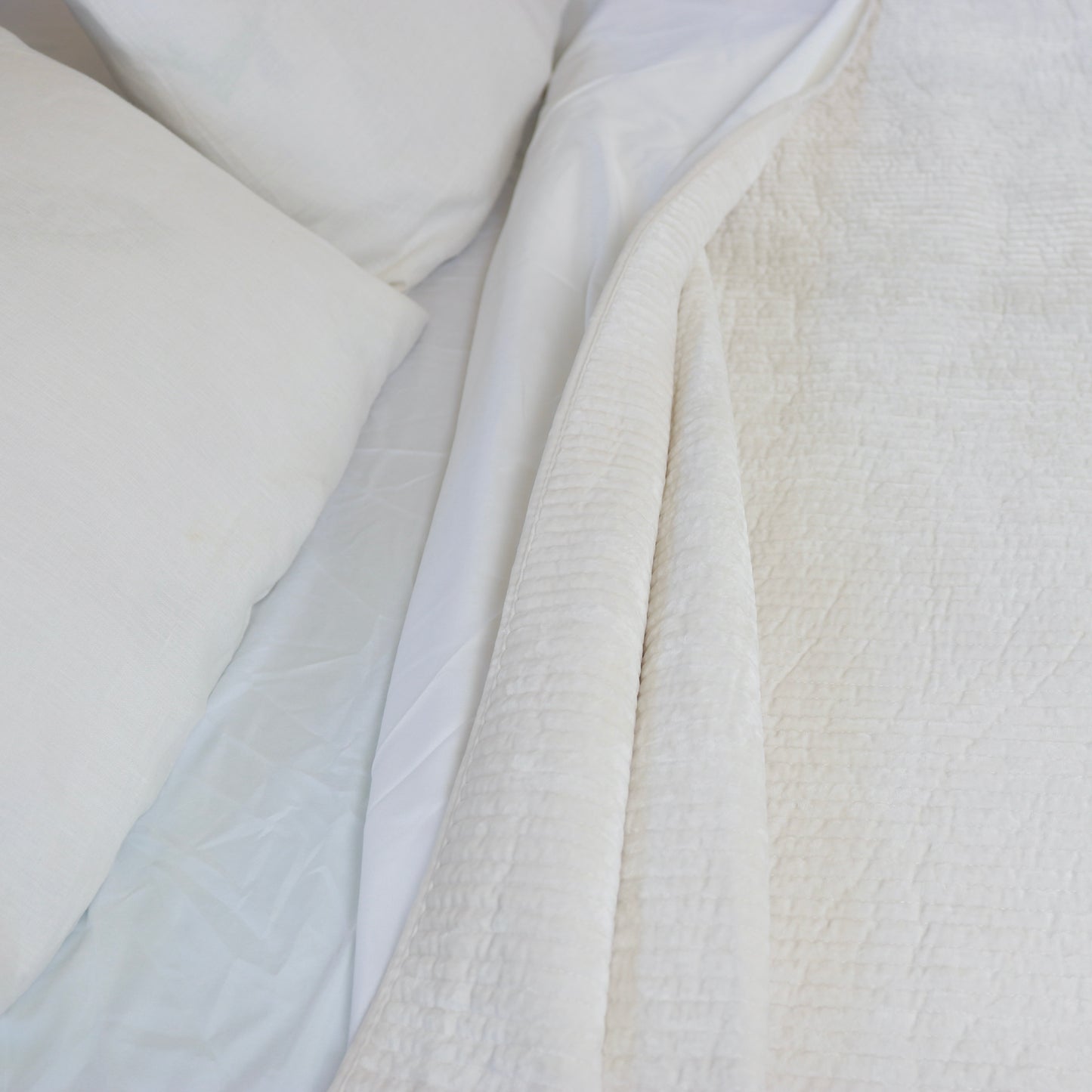 Ivory Corduroy Quilt