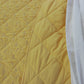 Queen Size 3 Piece Mustard color 100% Cotton Quilt & Sham Set
