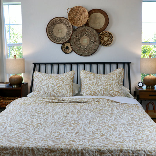 Floral Autumn Reversible Quilt