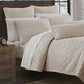 Queen Size Neutral Ivory Color 100% Cotton Quilt