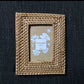 Natural Hand Woven 4x6 Picture Frame