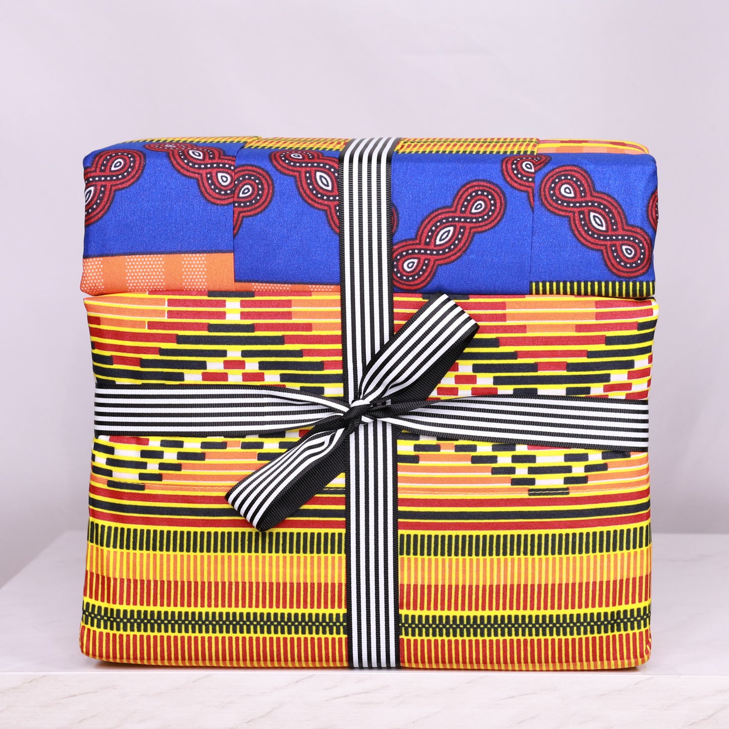 6 piece Elizabeth Samuel African Wax Print (Ankara) Cotton and Bamboo Bed Sheet Sets