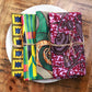 Lagos | Ankara Wax African Print Cotton and Bamboo Napkins (6 Pieces) Made to order