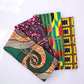 Sahara | Ankara Wax African Print Cotton and Bamboo Napkins (6 Pieces) Made to order