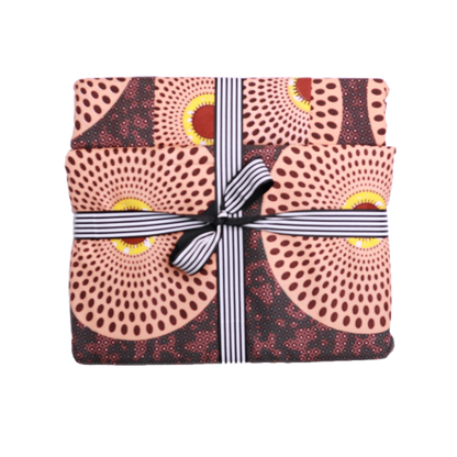 Elizabeth Samuel 6 piece African Wax Print (Ankara) Cotton and Bamboo African Print Bed Sheet Sets