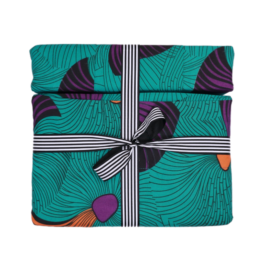 Elizabeth Samuel 6 piece African Wax Print (Ankara) Cotton and Bamboo African Print Bed Sheet Sets