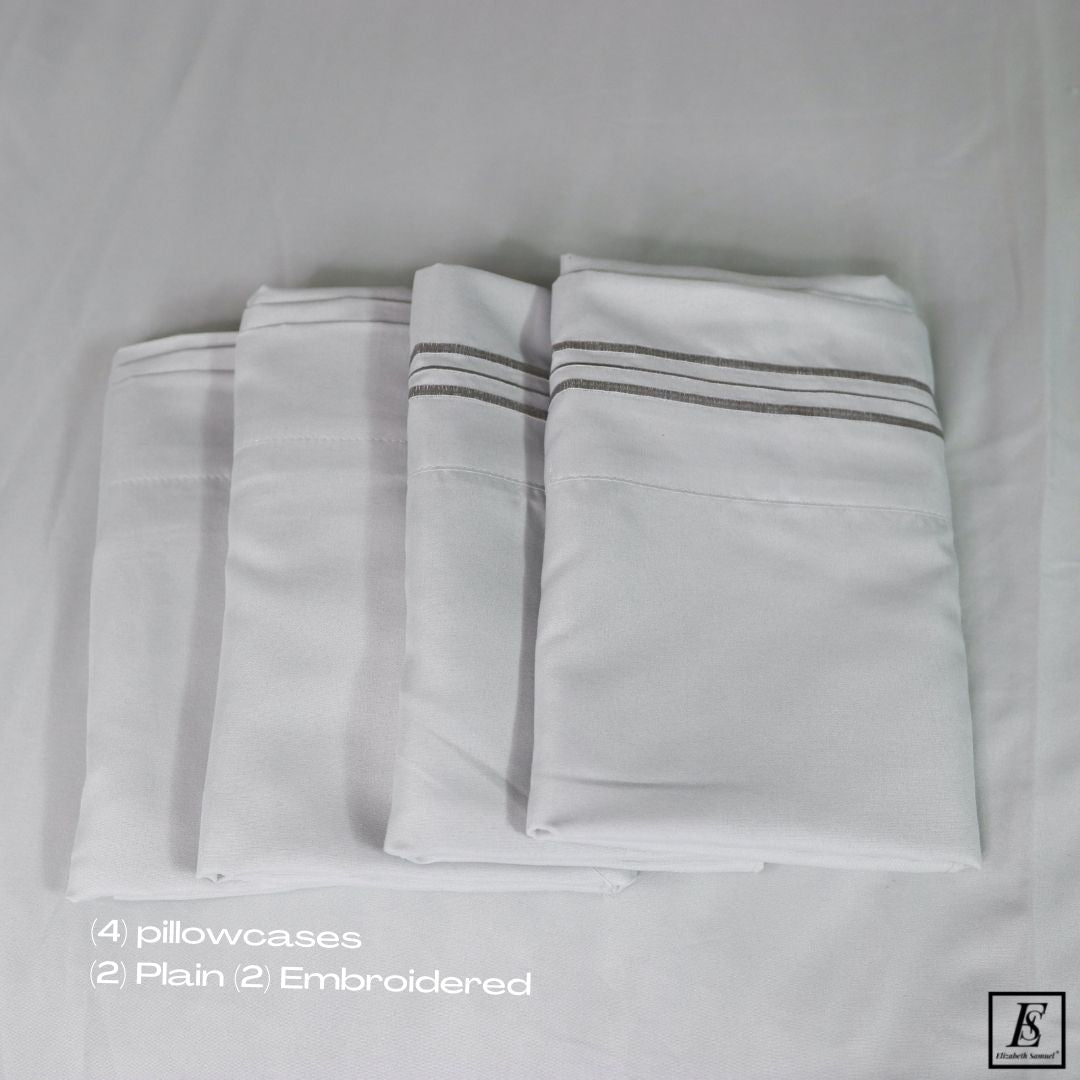 Light Gray Bamboo Bed Sheets Hotel Bed Sheets Elizabeth Samuel