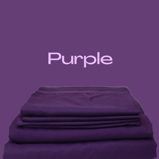 Purple Bamboo 6 piece Bed sheet set Hotel Bed Sheets Elizabeth Samuel