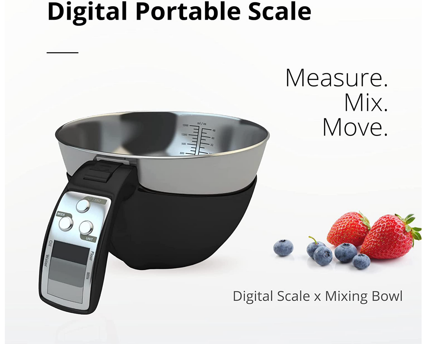 Kitchen Food Scale Bowl 