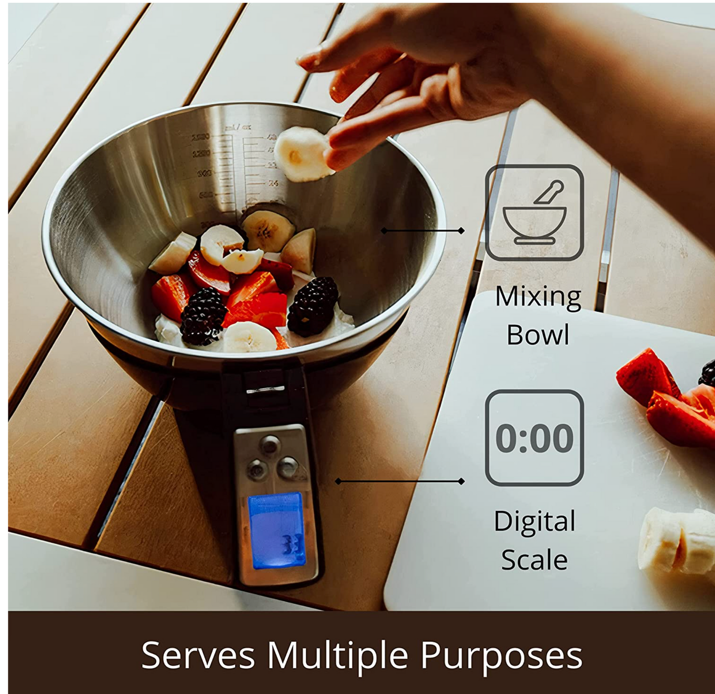 Kitchen Food Scale Bowl 