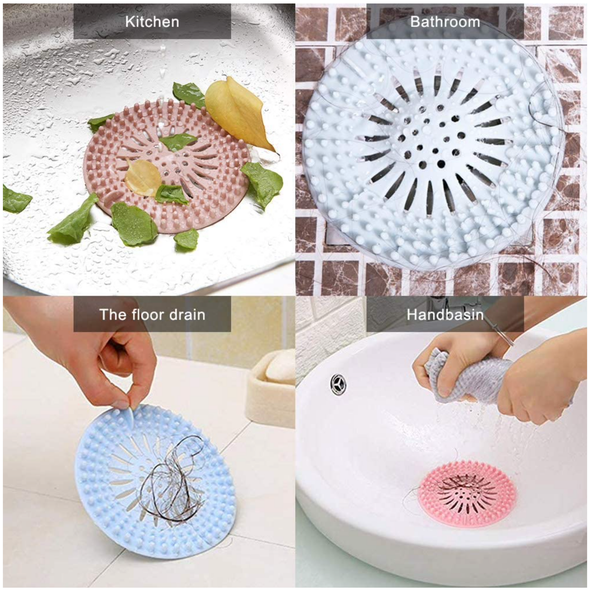 Silicone Shower Drain Covers 
