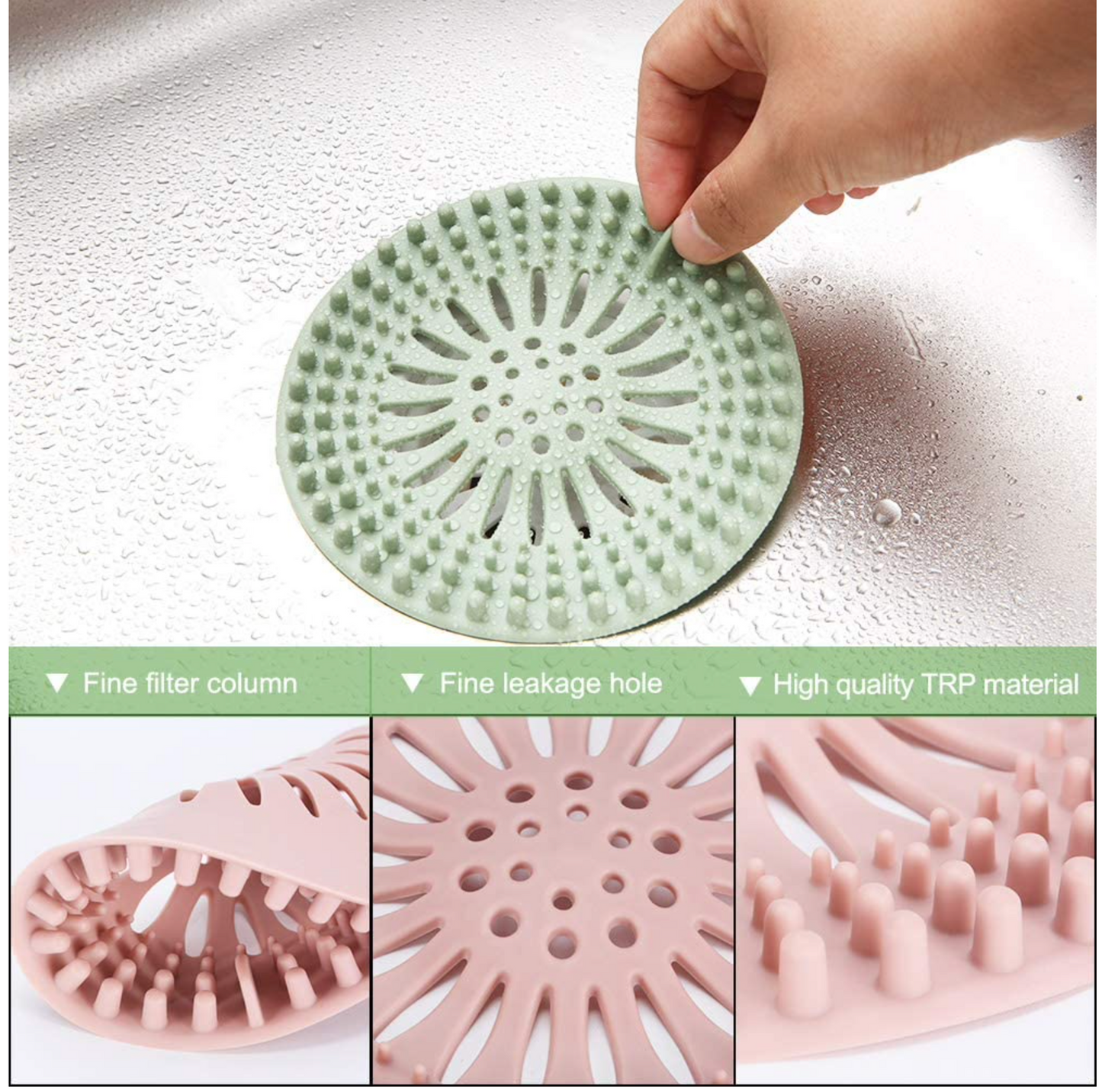 Silicone Shower Drain Covers 