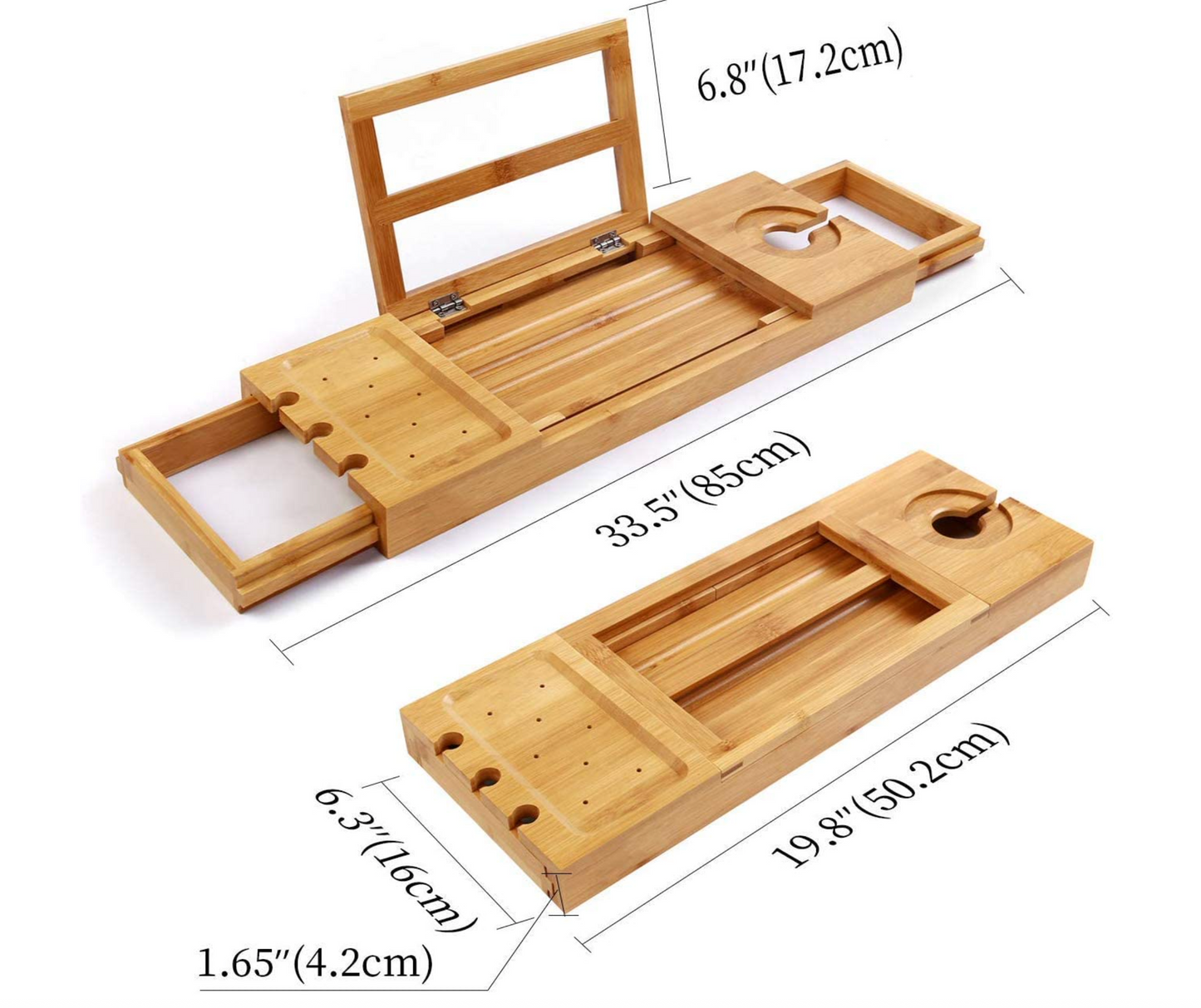 bathtub caddy, wooden bath tray,