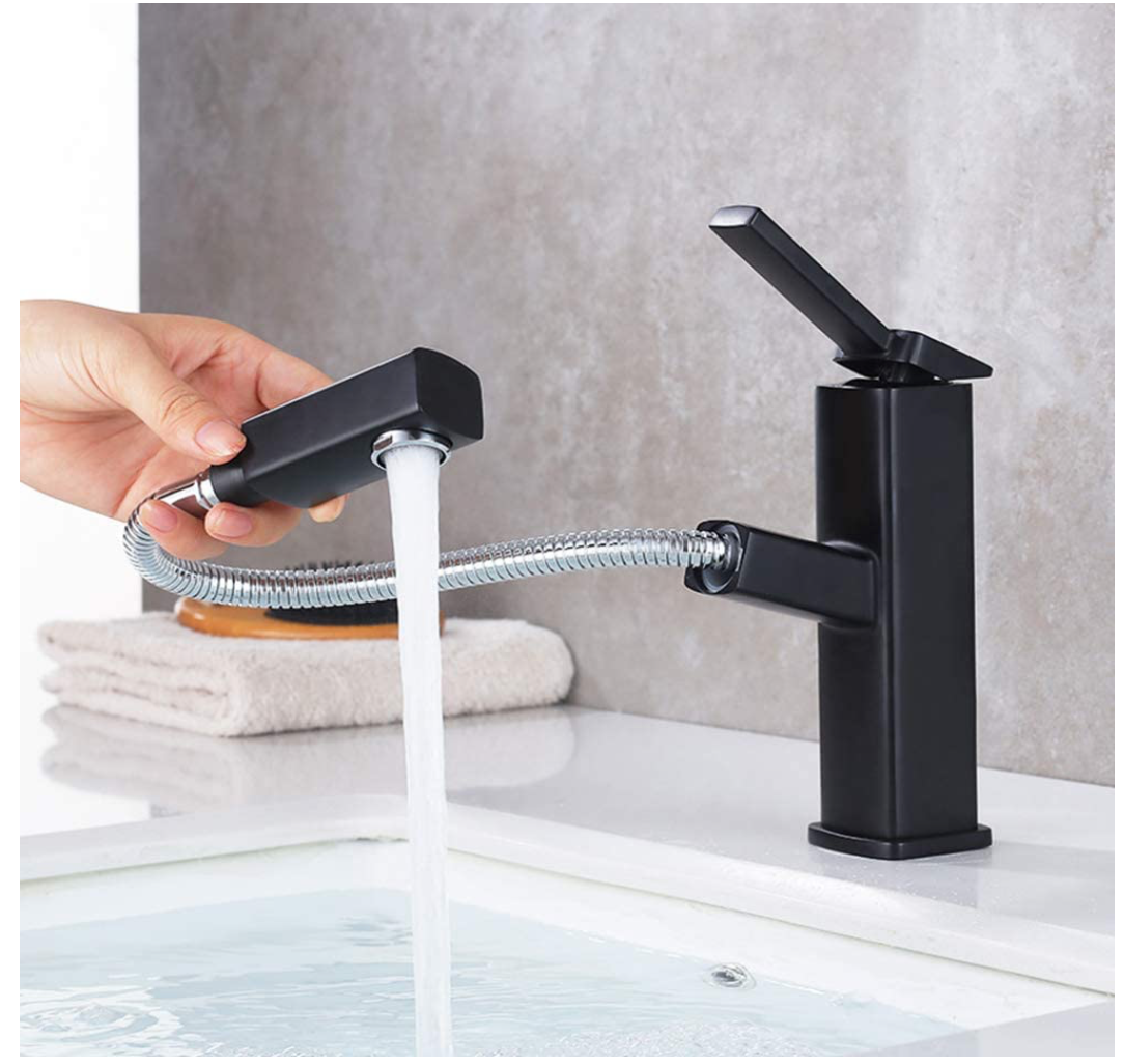 Pull Out Sprayer Bathroom Faucet