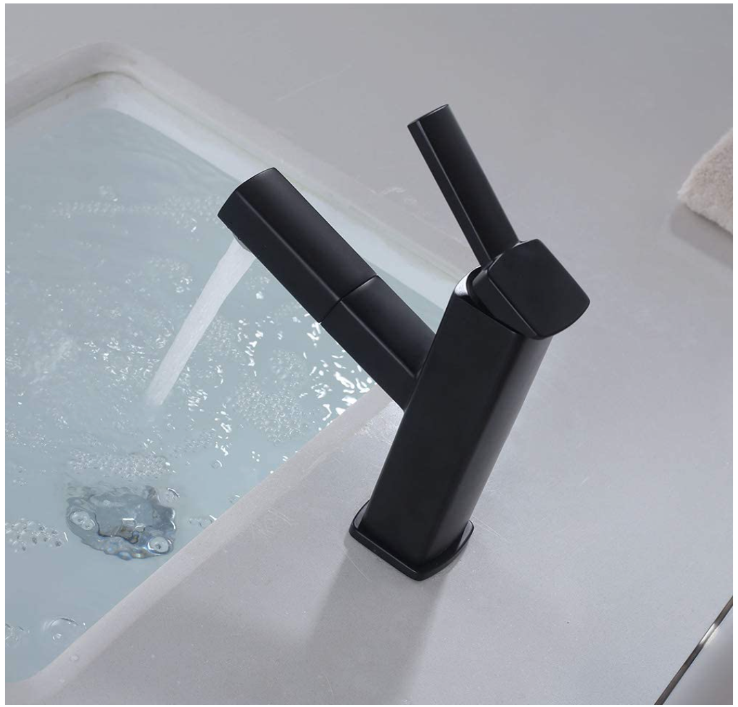 Pull Out Sprayer Bathroom Faucet