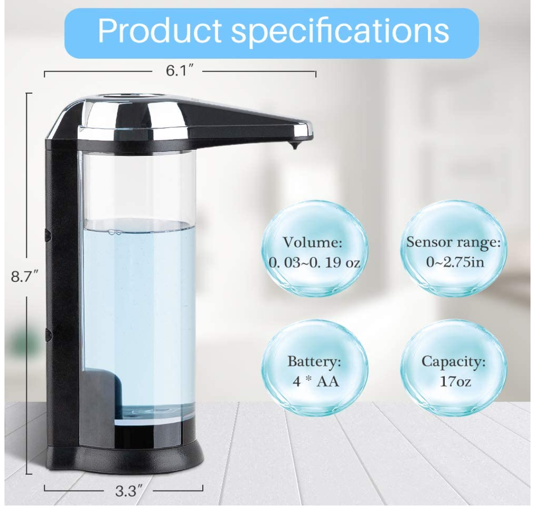 Touchless Automatic Soap Dispenser