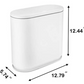 Small  Skinny Trash Can  2.4 Gallon