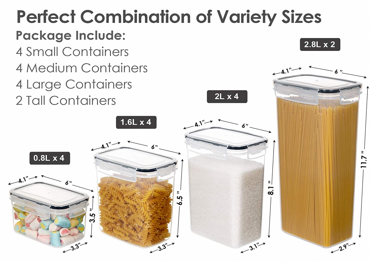 Food Storage Containers (Set of 14)