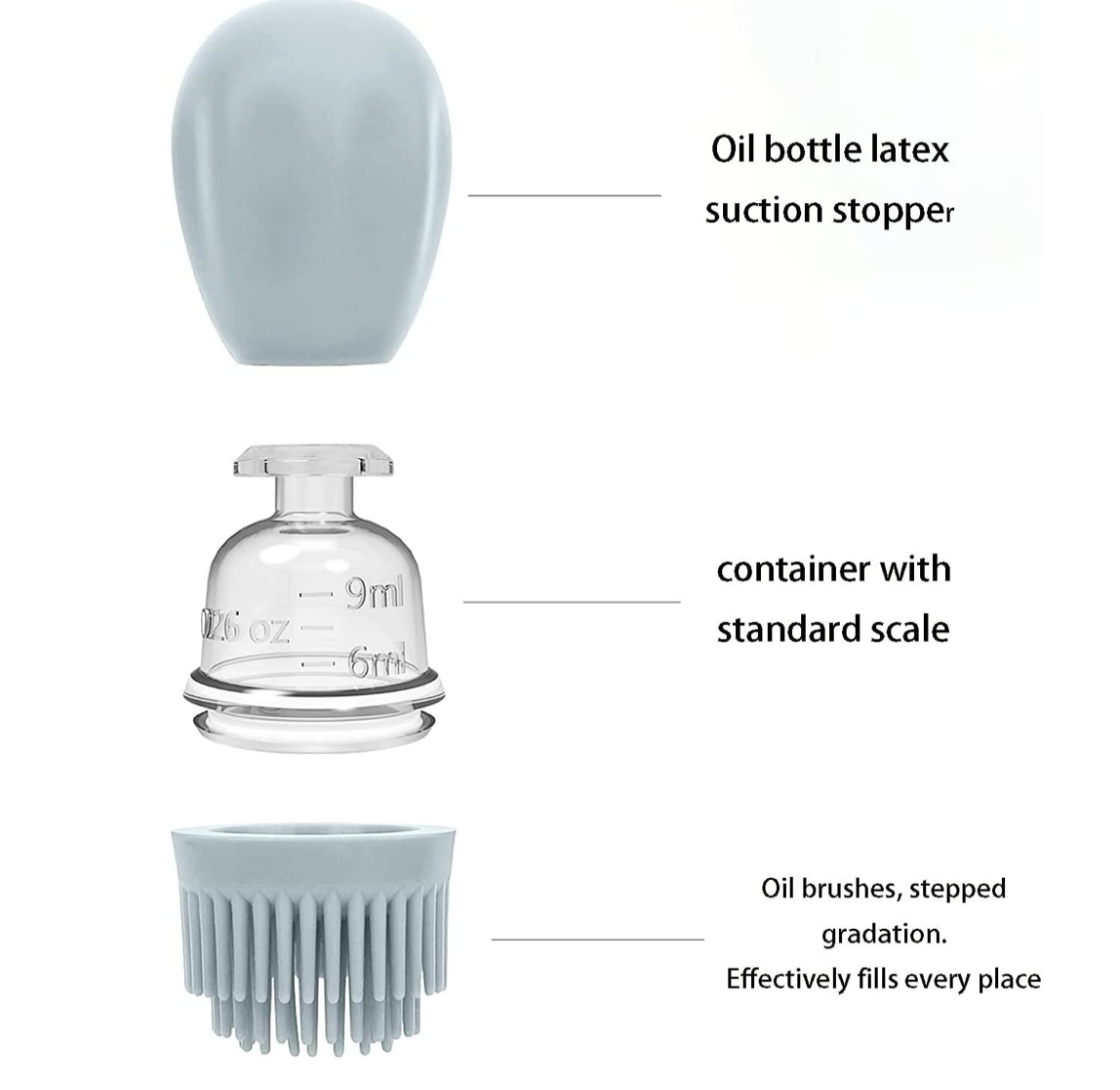 Olive Oil Dispenser Bottle with brush (2 in 1 )