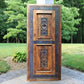 Hand-Carved Wooden Barn Door (Single Door)