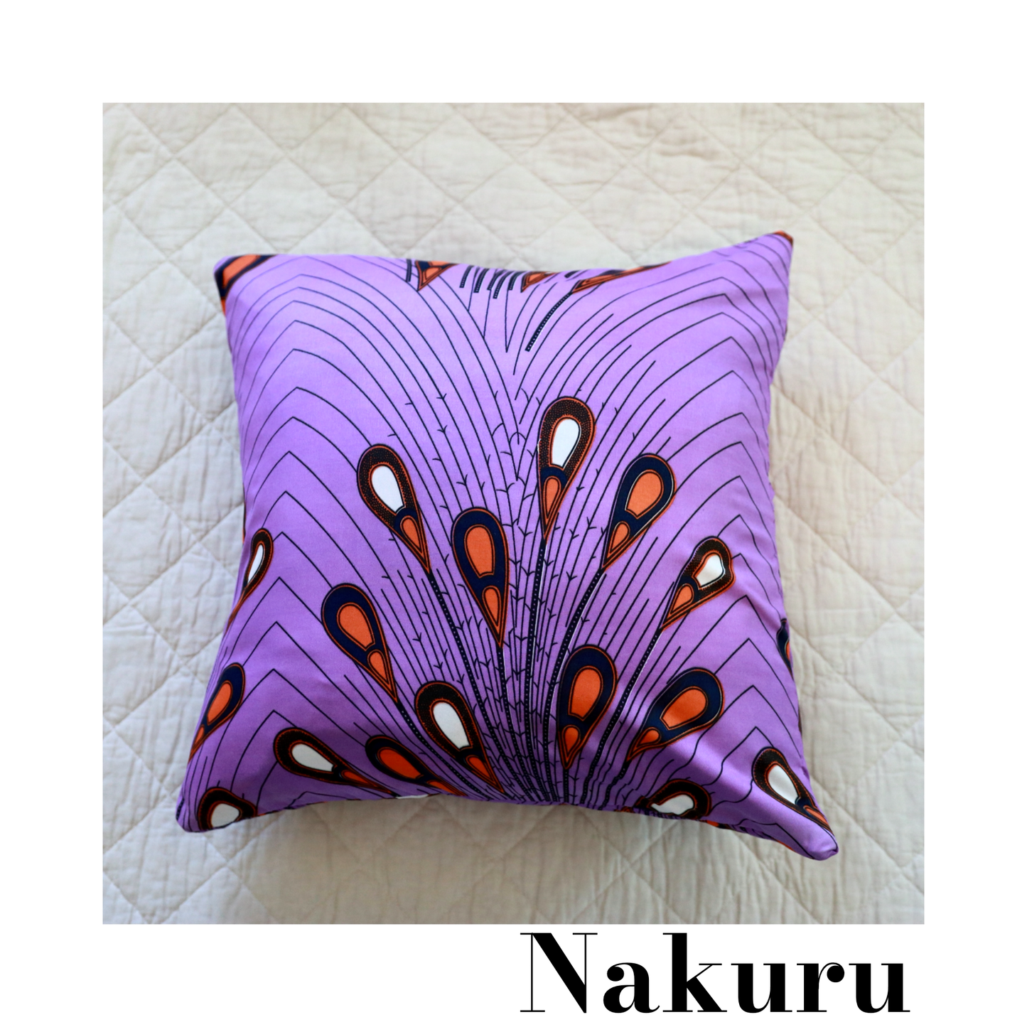 18"x18" African Print Pillows