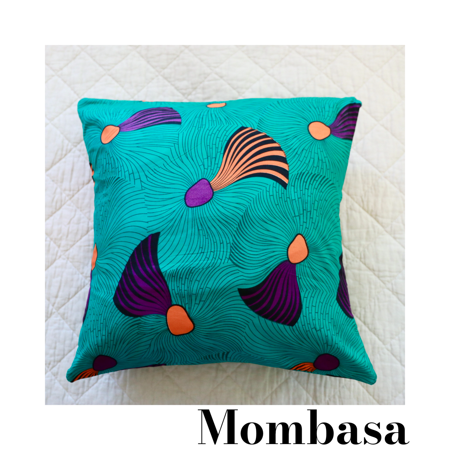 18"x18" African Print Pillows