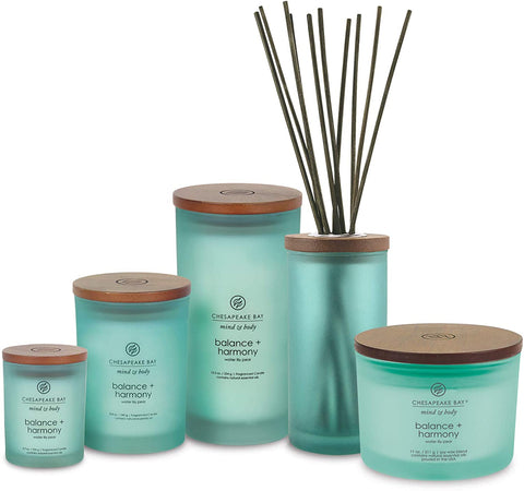 Chesapeake Bay Candle Scented Candle, Balance + Harmony (Water Lily Pear), Medium